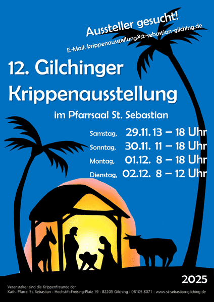 Plakat Krippenausstellung 2025