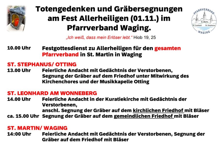 Gräbersegnung 2025