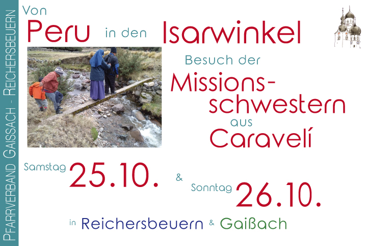Besuch der Missionsschwestern aus Caravelí