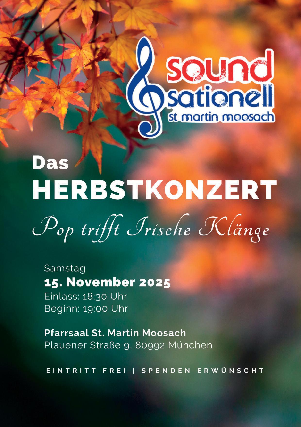Bild zum Herbstkonzert des Chors soundsationell
