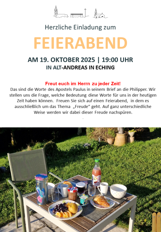 Freude Feierabend Plakat