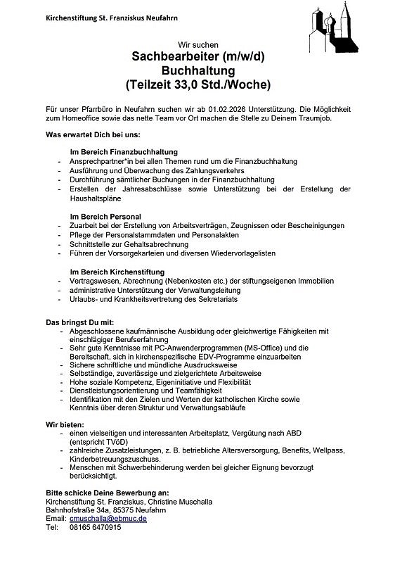 Stellenausschreibung_Neufahrn_Buchhaltung