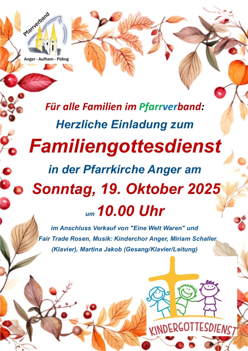 PV-Familiengottesdienst in Anger