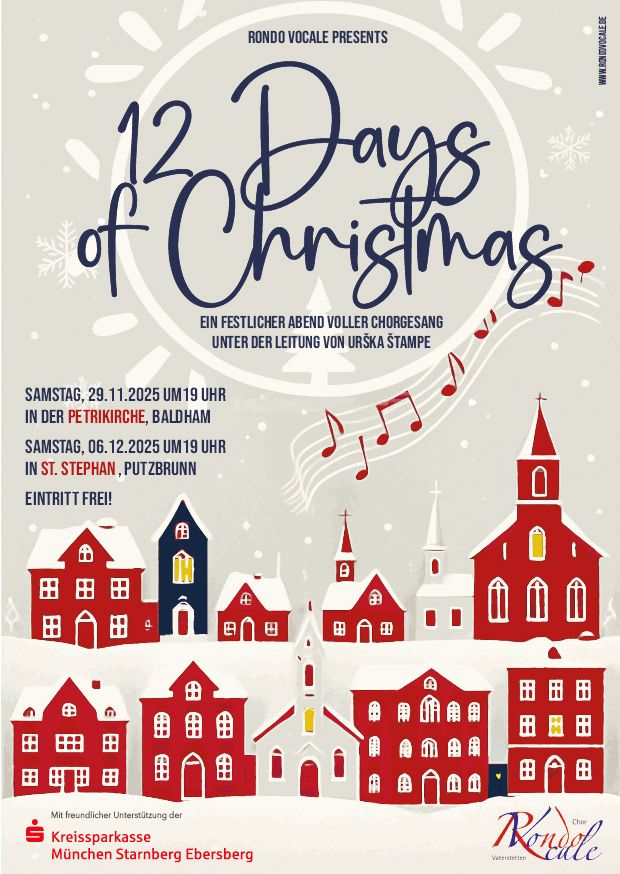 Plakat 12 Days of Christmas Dezember 2025