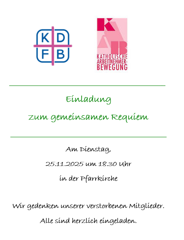 2025 gemeinsamen Requiem