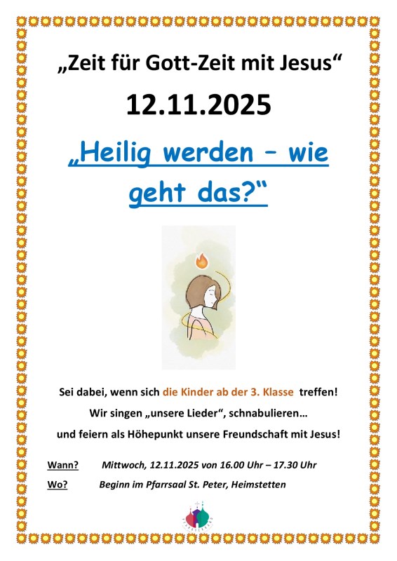 25 November Zeit für Gott