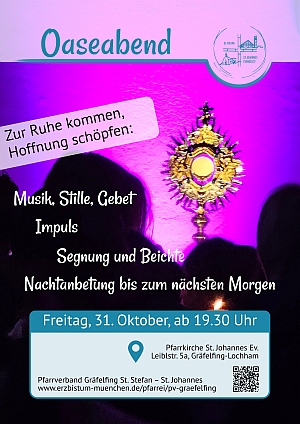Oaseabend am 31. Oktober