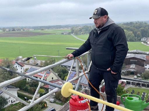 Vorbereitung Turmkreuzmontage_3