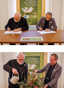 Unterzeichnung des Blühpakts