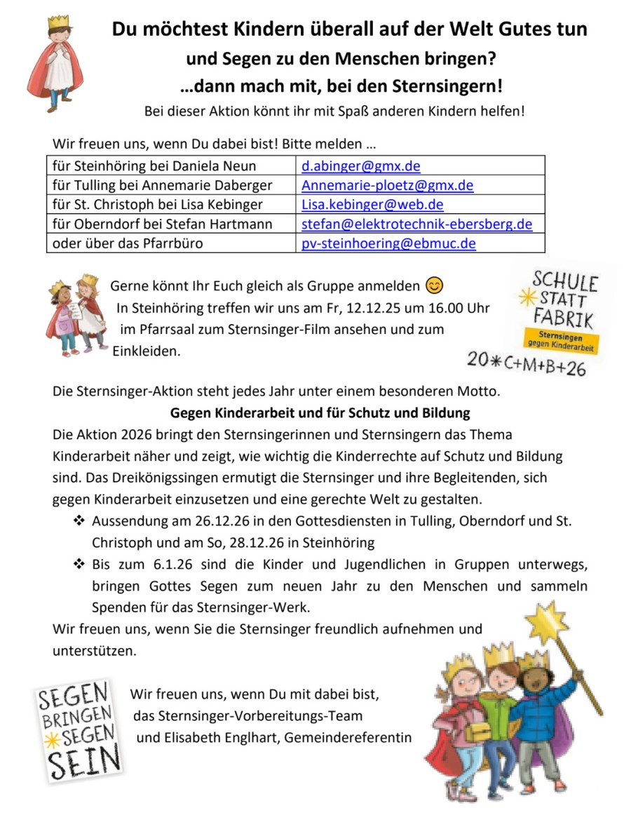 Sternsinger 2026