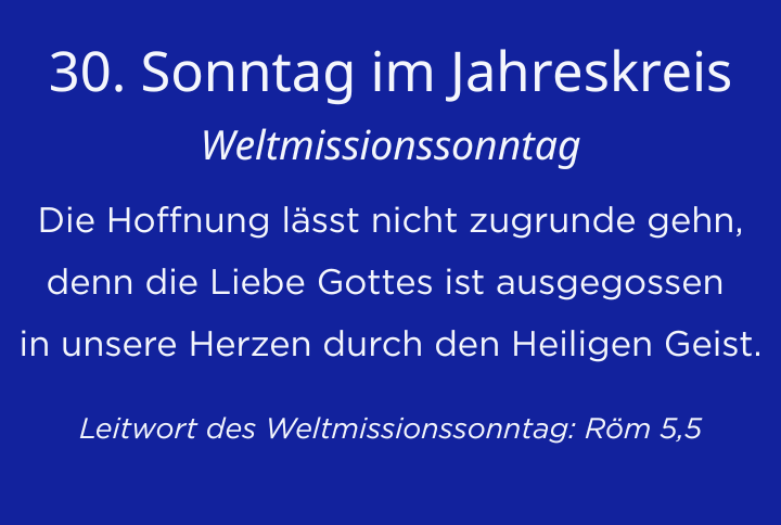 Zitat zum Weltmissionssonntag