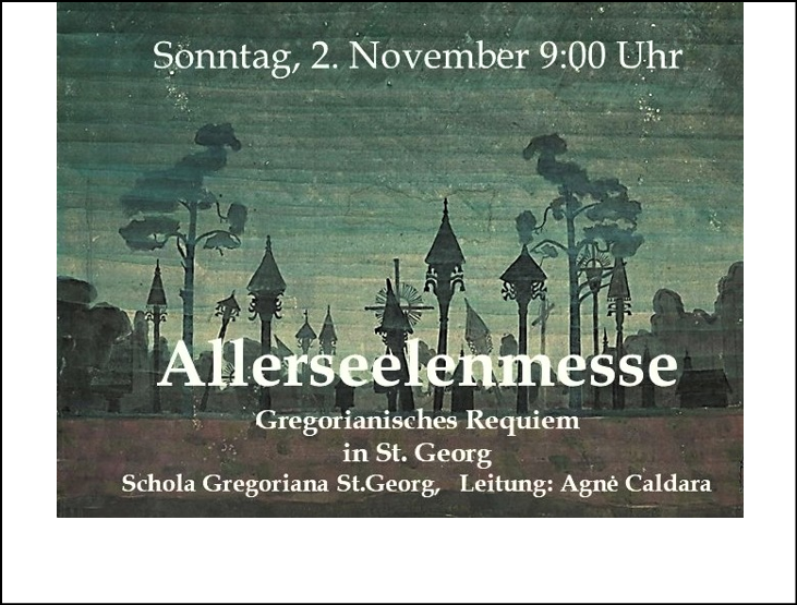 Allerselen 2025 Gregorianische Schola
