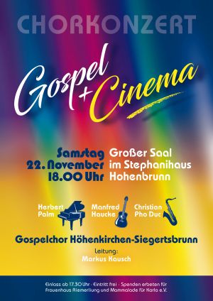Plakat Gospel Konzert
