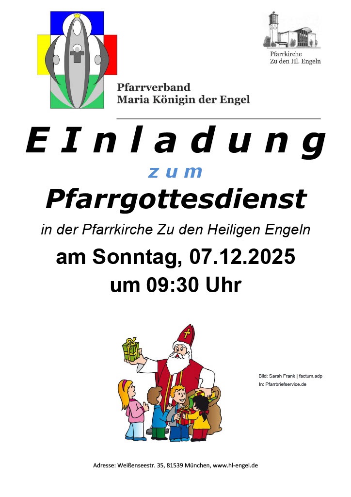 Pfarrgottesdienst m Nikolaus in Zu den Hl. Engeln