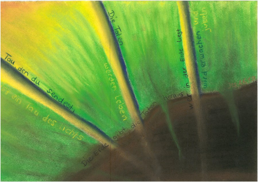 Allerheiligen Bibelzitat bunt