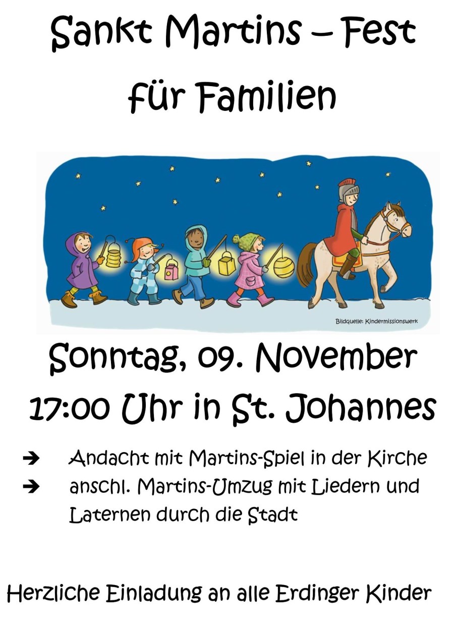 Sankt Martins – Fest<br/>für Familien