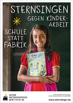 Plakat zur Sternsingeraktion 2026