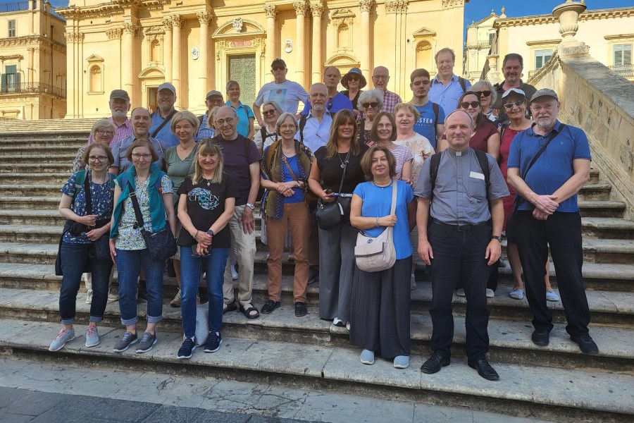 Gruppenfoto in Noto