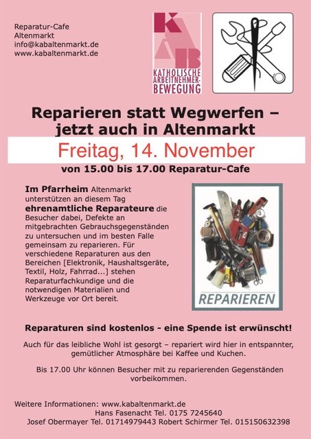 Reparaturcafe 11.25