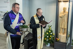 Segensfeier am Hauptbahnhof