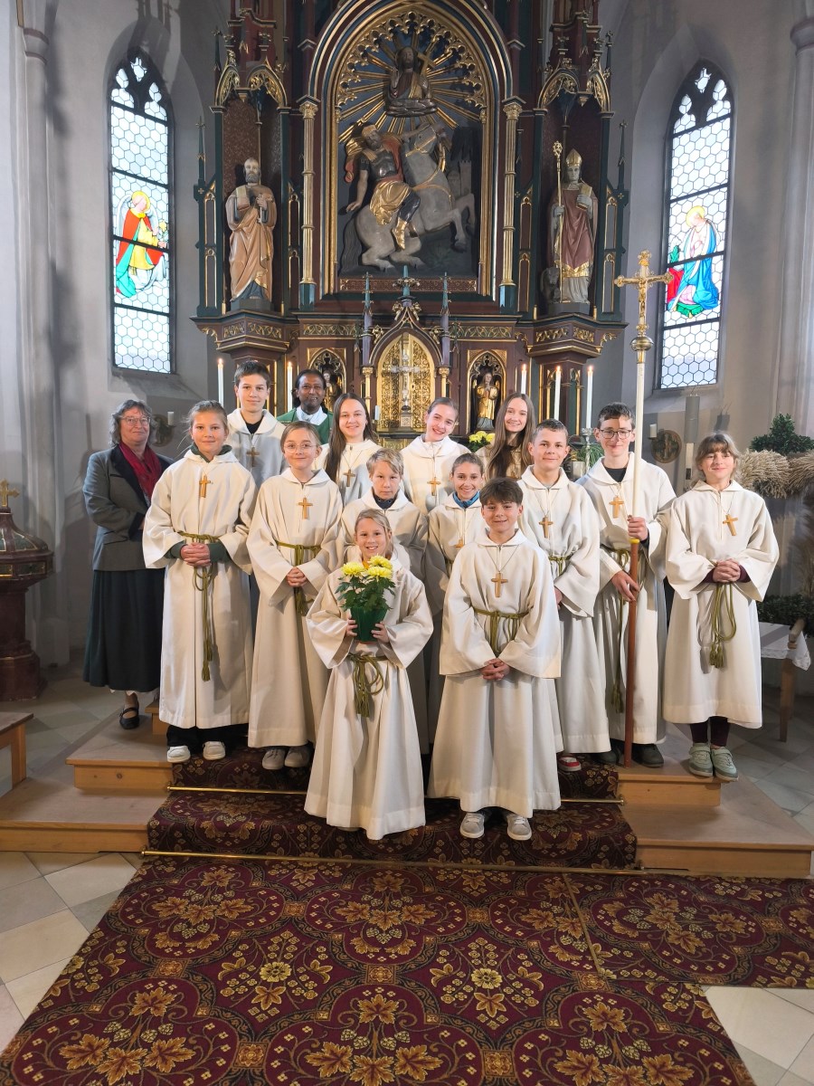 Pauluszell Ministrantenaufnahme