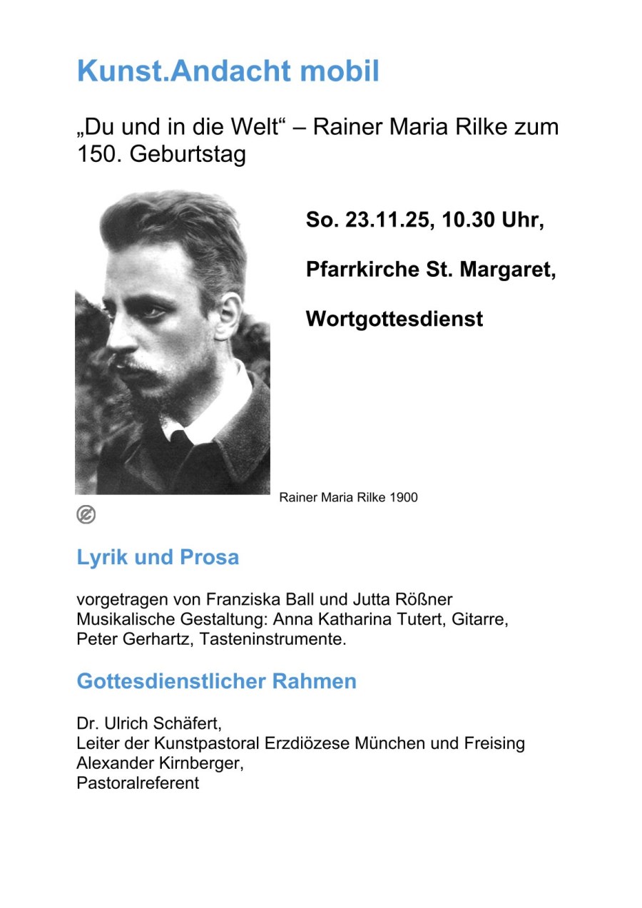 Plakat Rainer Maria Rilke-1