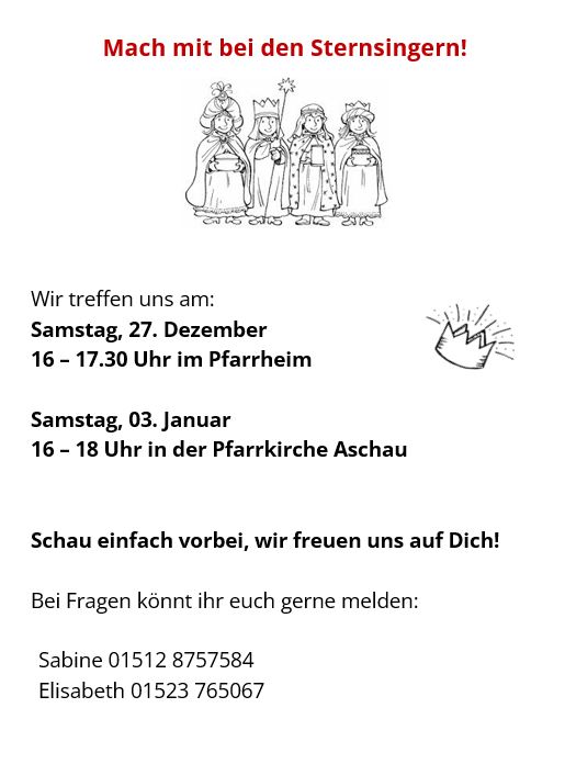 Sternsinger 2026