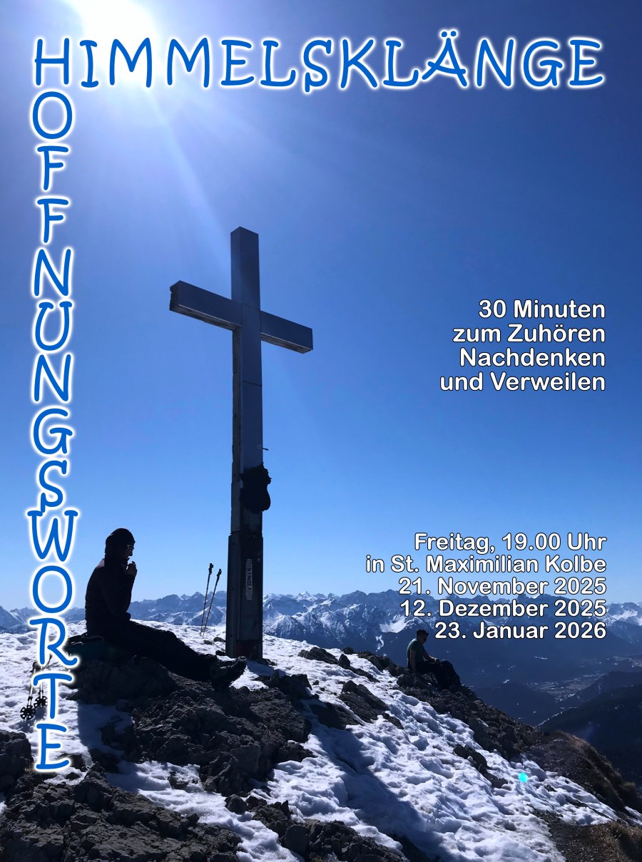 Plakat für "Himmelsklänge", Motiv: Heimgarten