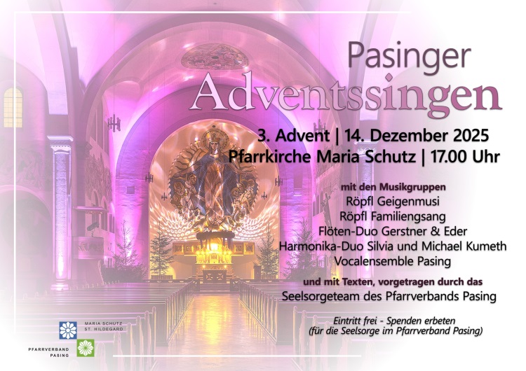 Plakat Pasinger Adventssingen
