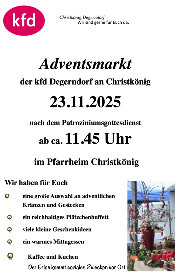 Adventsmarkt 23.11.25