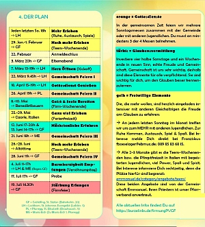 Elemente der Firmvorbereitung