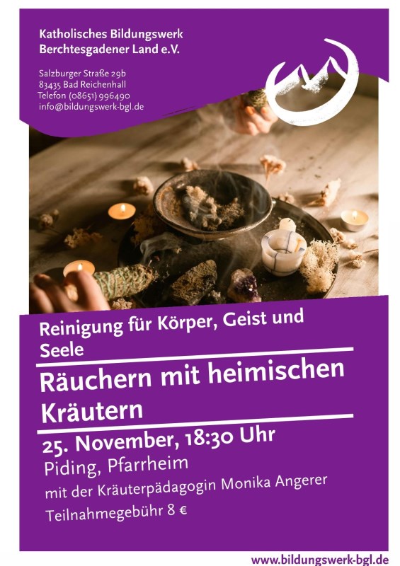 Räuchern mit heimischen Kräutern