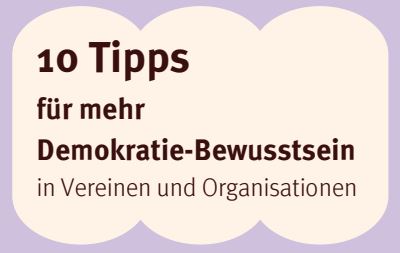 Demokratie in Vereinen