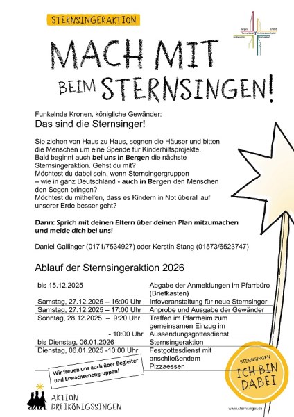 Sternsinger Aktion
