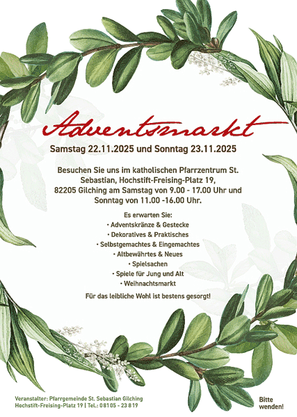 Flyer Adventsmarkt 2025