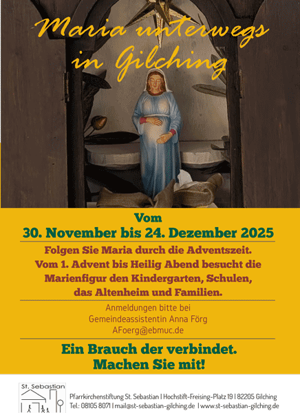 Maria unterwegs in Gilching