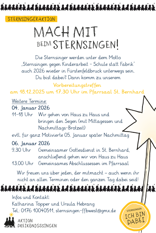 Sternsingen St. Bernhard