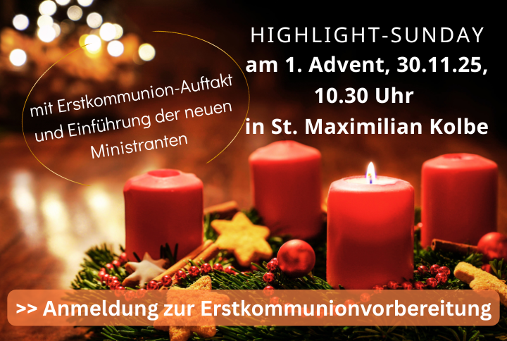 Slider für Highlight Sunday am ersten Advent