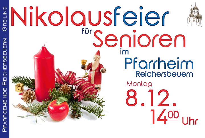 Einladung zur Nikolausfeier für Senioren