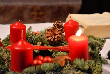 1. Advent Adventskranz