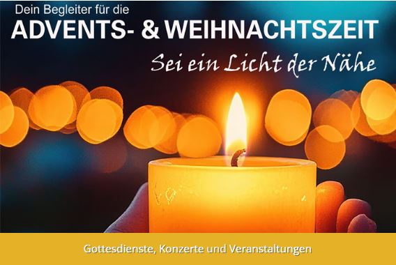 Ausschnitt Startseite Adventsbegleiter