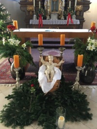 Christkind am Altar St. Peter und Paul 2020