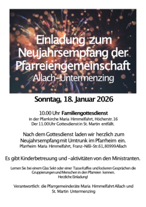 Neujahrsempfant, Pfarrverband