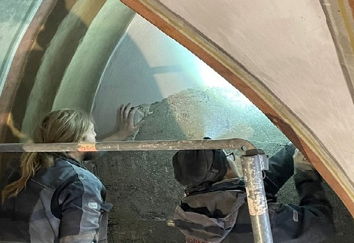 Freilegung Buntglasfenster