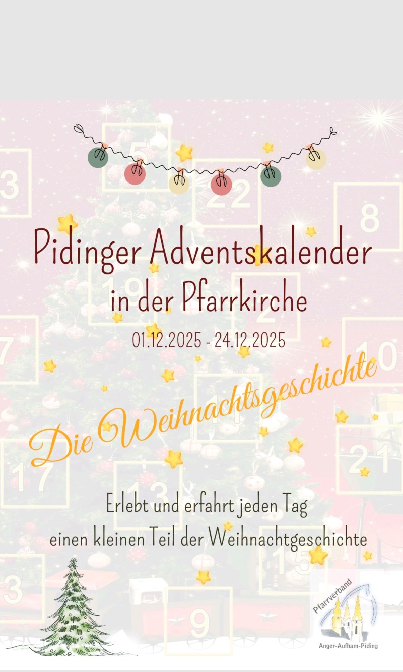 Plakat Adventskalender 2025