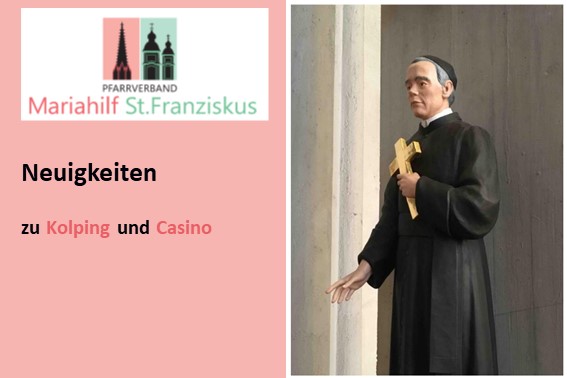 Plakat zu Neuigkeiten zu Kolping