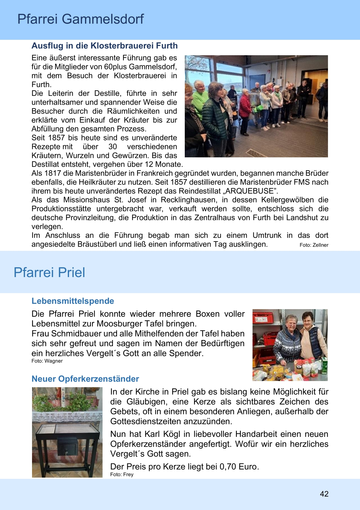 Pfarrblatt für die Pfarrverbände Hörgertshausen-Gammelsdorf und Mauern 08.Dezember 2025 bis 01.Februar 2026 Seite 42