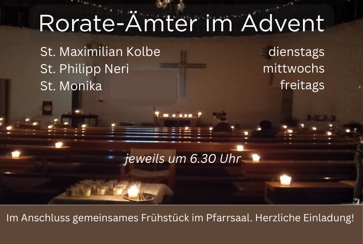 Rorate-Ämter, Foto: St. Maximilian Kolbe