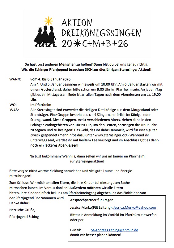 Sternsingeraktion_2026