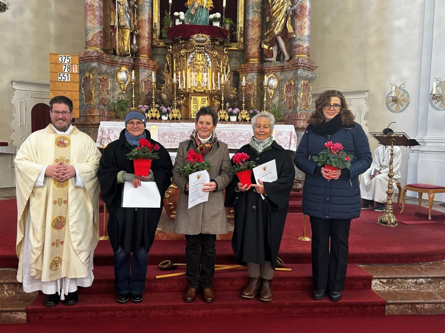 Chormitgliederehrung